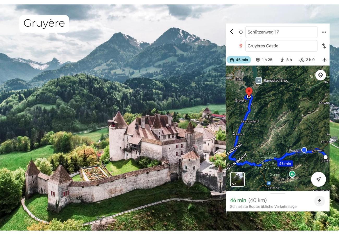 Charming Alpine Apartment グスタード エクステリア 写真